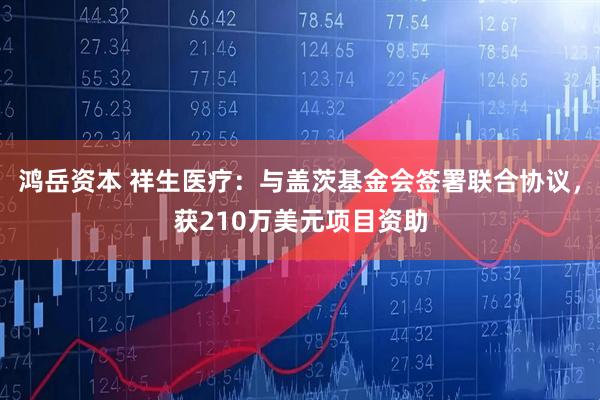 鸿岳资本 祥生医疗：与盖茨基金会签署联合协议，获210万美元项目资助