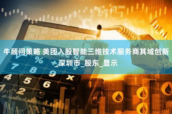 牛顾问策略 美团入股智能三维技术服务商其域创新_深圳市_股东_显示