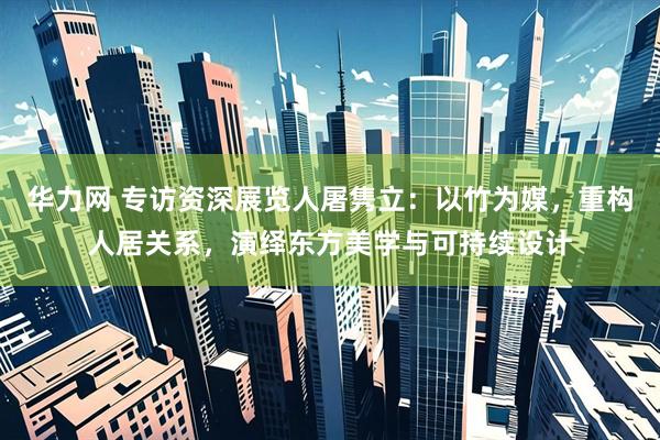 华力网 专访资深展览人屠隽立：以竹为媒，重构人居关系，演绎东方美学与可持续设计